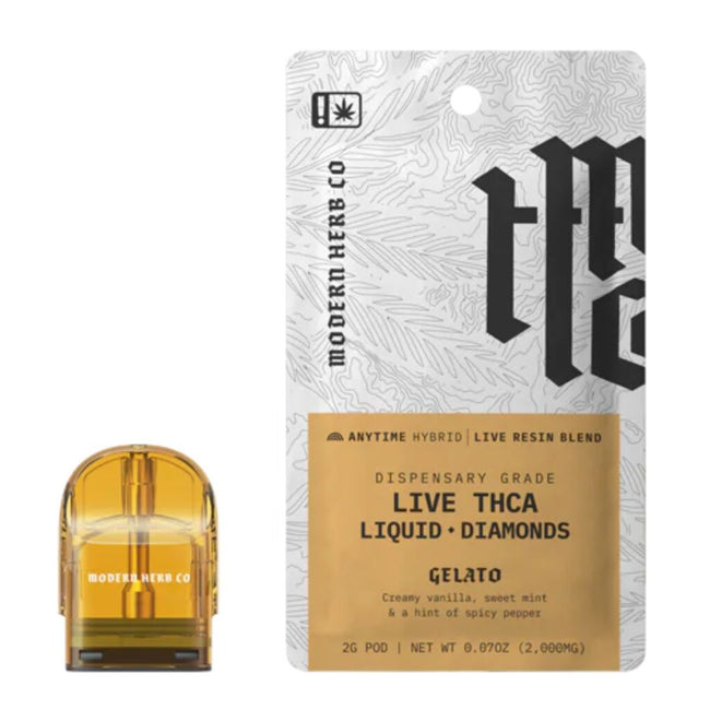 Modern Herb Co THCa Live Resin Liquid Diamonds Pod 2g Best Sales Price - Pod Systems