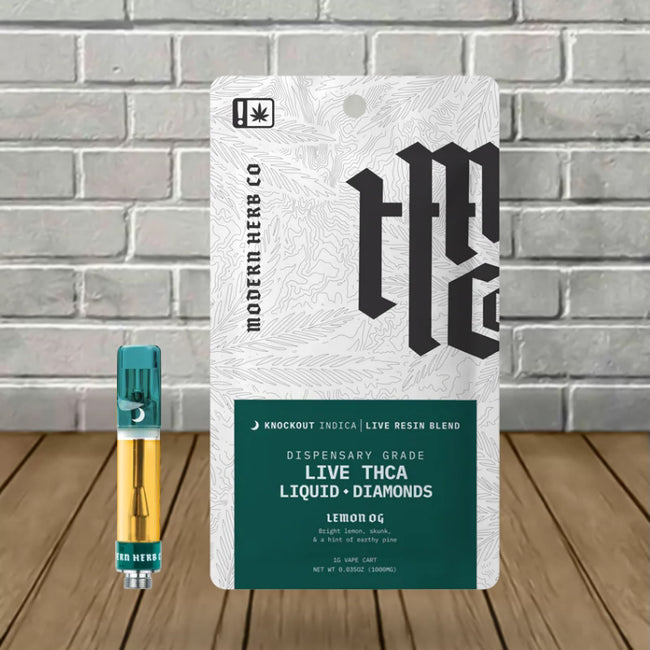 Modern Herb THCa Live Resin Liquid Diamond Cartridge 1g
