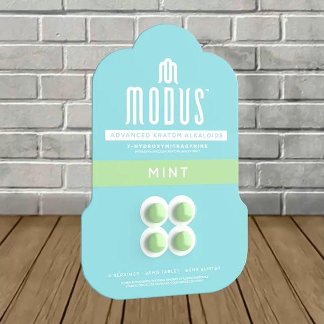 Modus Advanced Kratom Alkaloids 7-Hydroxy Extract Tablets 4ct Best Sales Price - Edibles