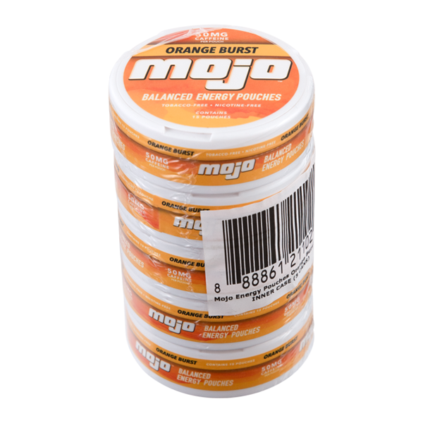 Orange Burst Mojo Balanced Energy Caffeine Pouches