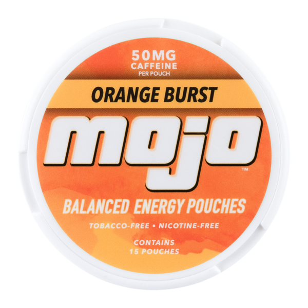 Orange Burst Mojo Balanced Energy Caffeine Pouches