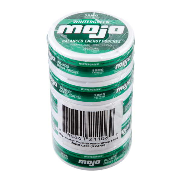 Wintergreen Mojo Balanced Energy Caffeine Pouches