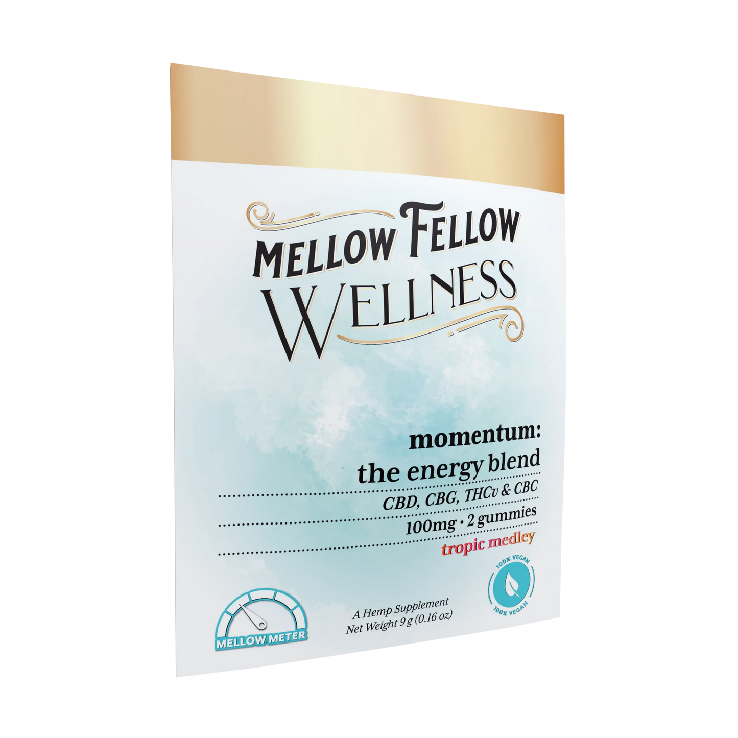 Mellow Fellow Wellness Gummies - Momentum Blend - Tropic Medley - 100mg Best Sales Price - Edibles