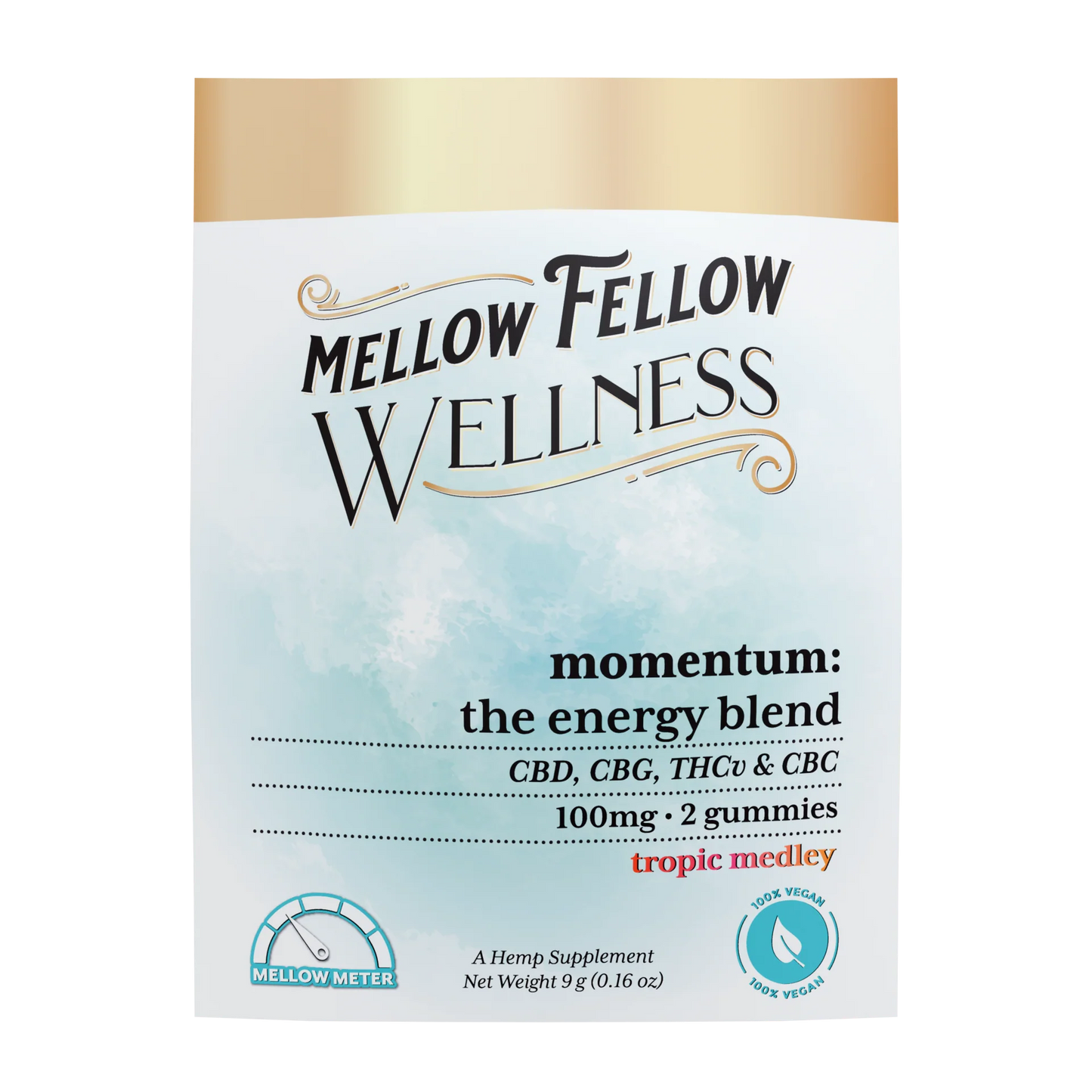 Mellow Fellow Wellness Gummies - Momentum Blend - Tropic Medley - 100mg Best Sales Price - Edibles