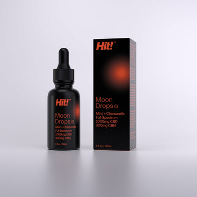 3 Pack Moon Drops with Mint + Chamomile for Sleep. Contains 1000mg CBD and 300mg CBN Best Sales Price - CBD