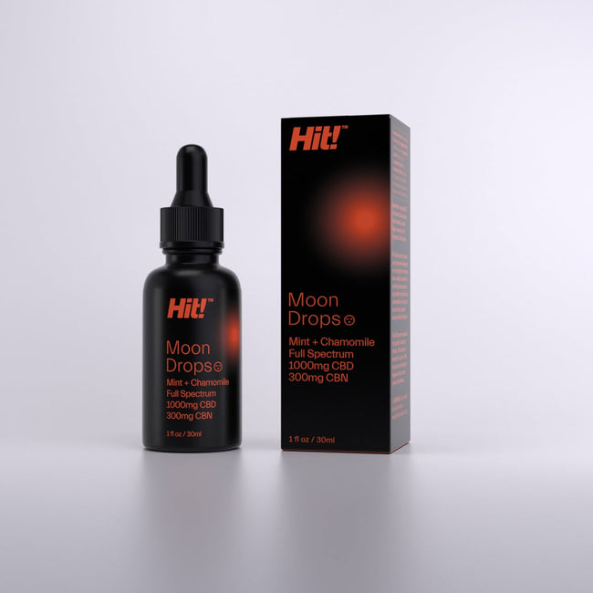 3 Pack Moon Drops with Mint + Chamomile for Sleep. Contains 1000mg CBD and 300mg CBN Best Sales Price - CBD