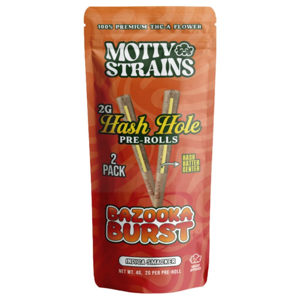 Motiv Strains THCA Hash Hole Pre-Rolls 4g 2pc