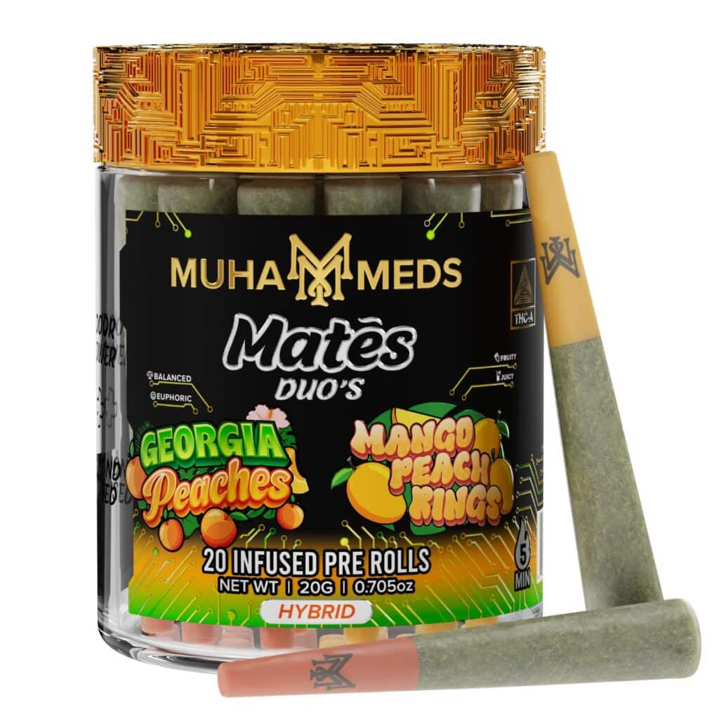 Muha Meds Mates DUO’S THCa Prerolls 20g 20ct