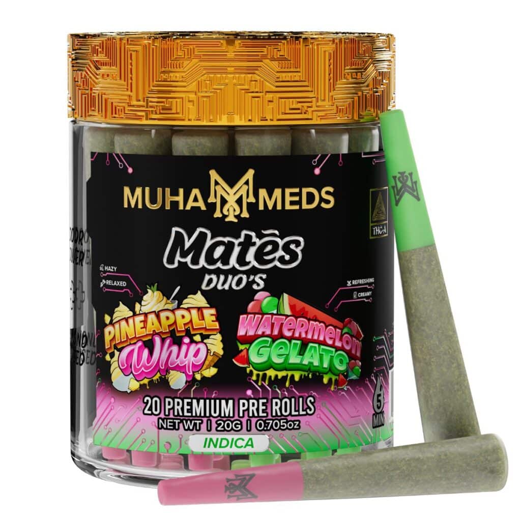 Muha Meds Mates DUO’S THCa Prerolls 20g 20ct