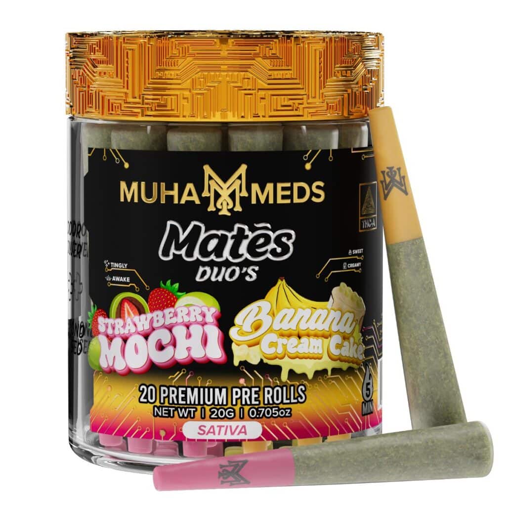 Muha Meds Mates DUO’S THCa Prerolls 20g 20ct