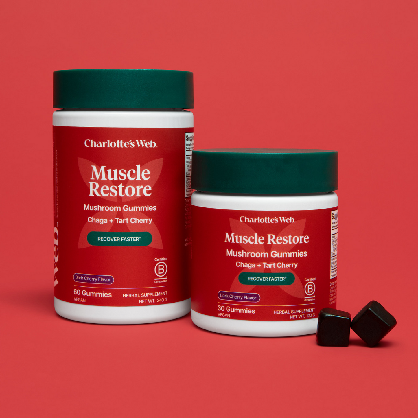 Charlotte's Web Muscle Restore Mushroom Gummies