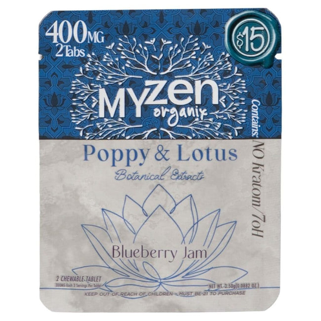 MyZen Organix Poppy & Lotus 2pk Best Sales Price - Edibles