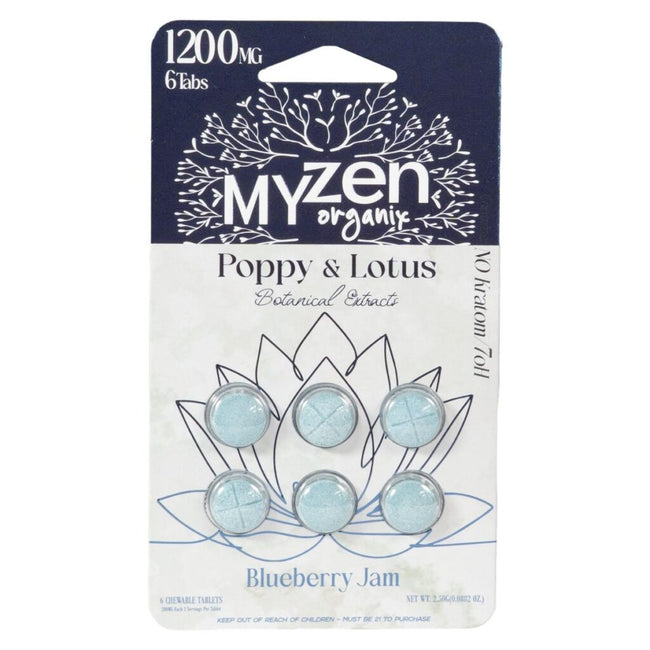 MyZen Organix Poppy & Lotus 6pk Best Sales Price - Edibles