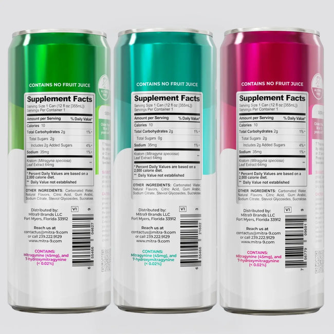 Mitra9 Variety Kratom Seltzer