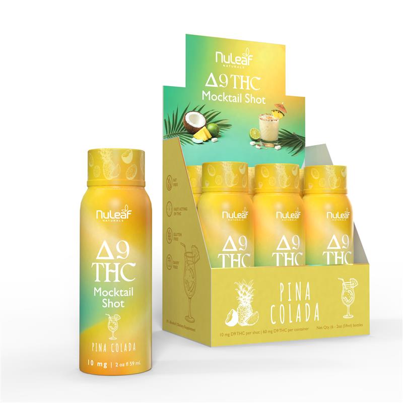 NuLeaf D9 THC Mocktail Shots