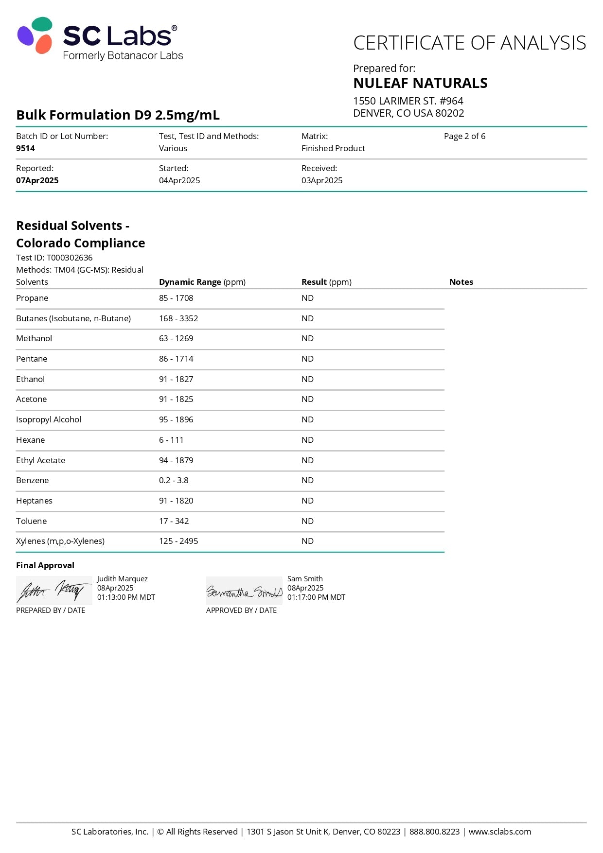 NuLeaf Naturals Delta 9 THC Oil
