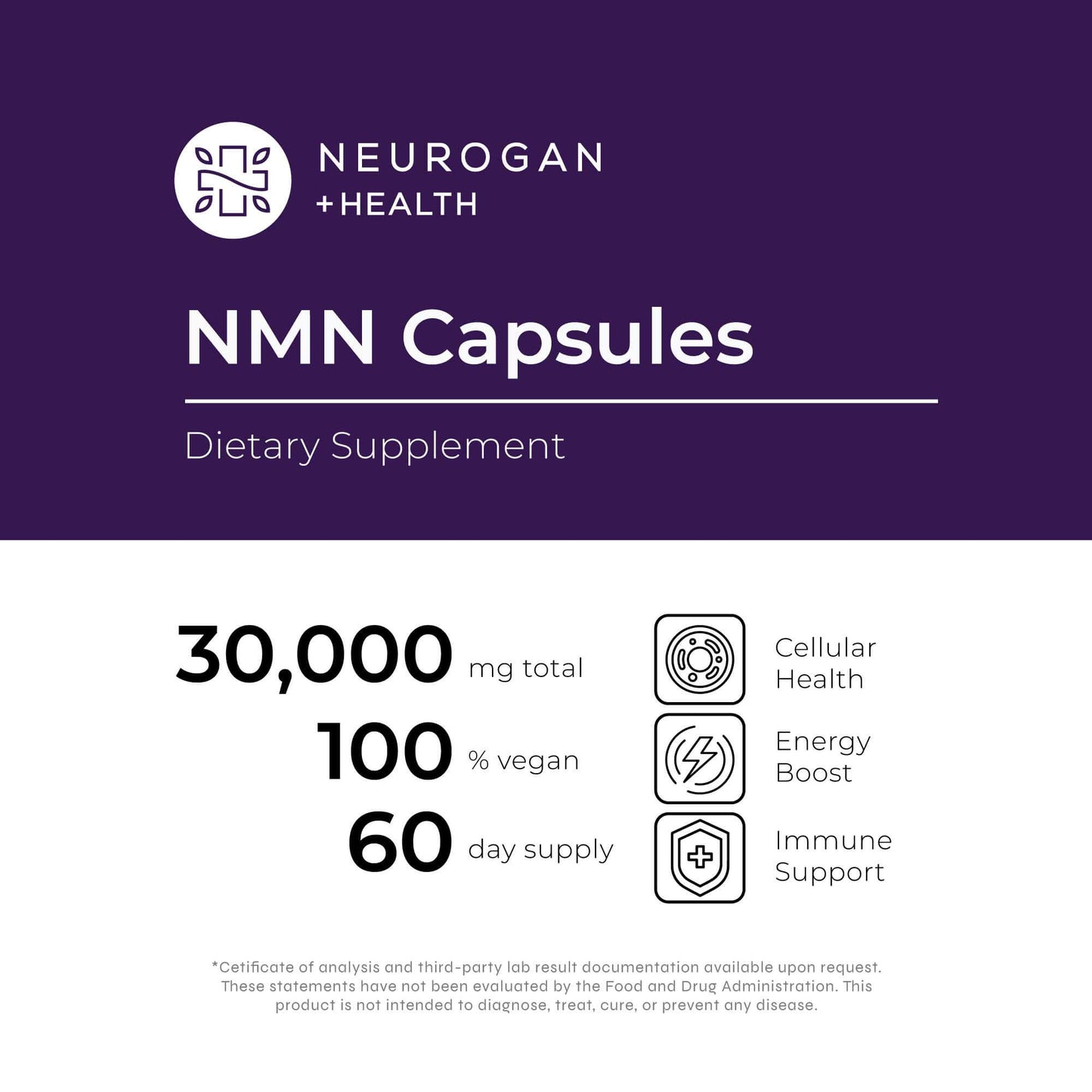 Neurogan Health NMN Capsules 500MG