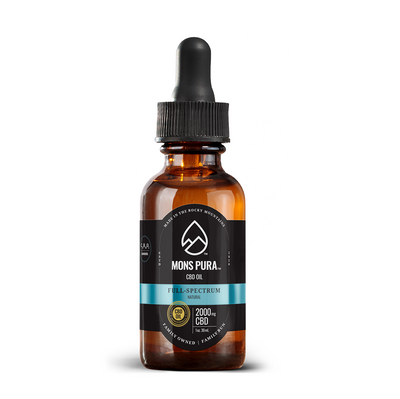 Mons Pura Full Spectrum 2,000mg Tincture Best Sales Price - Tincture Oil