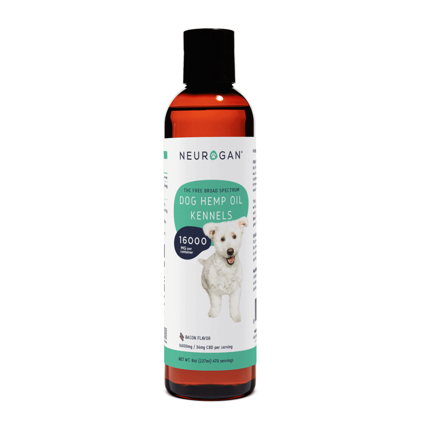 Neurogan Bacon Flavored CBD Oil for Dogs