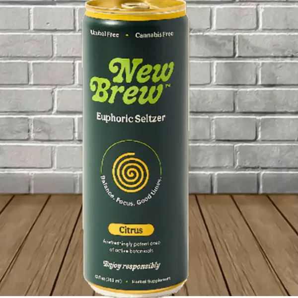 New Brew Kratom + Kava Botanical Seltzer 12fl oz