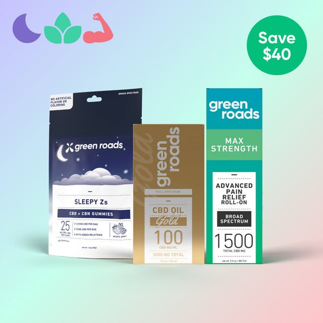 Green Roads Comfort and Recovery Bundle