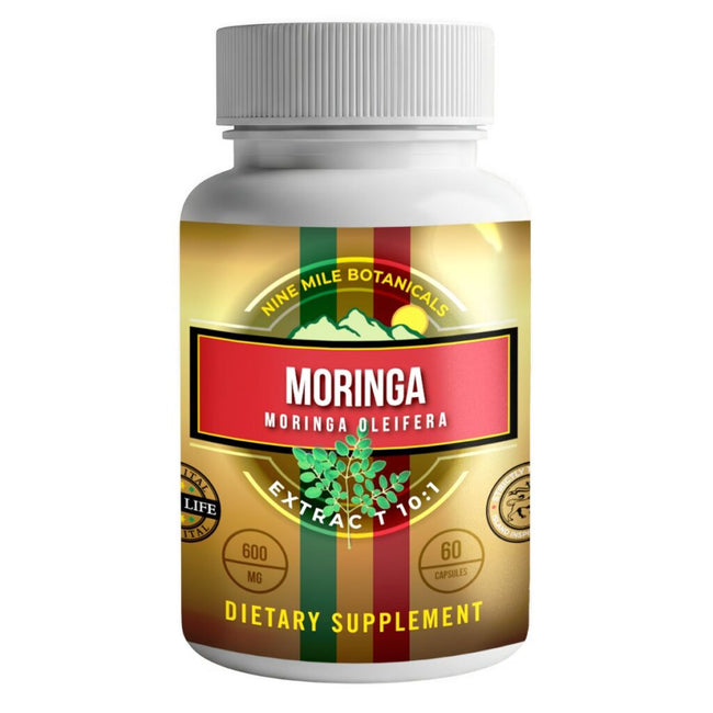 Nine Mile Botanicals Moringa Extract 60 Capsules Best Sales Price - Edibles