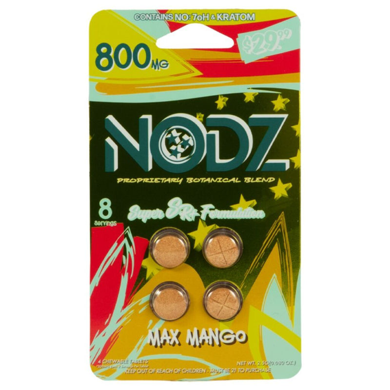 Nodz 800mg Botanical Blend Tablets 4pk Best Sales Price - Edibles