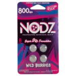 Nodz 800mg Botanical Blend Tablets 4pk Best Sales Price - Edibles