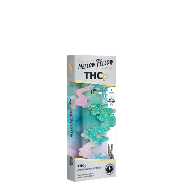 Mellow Fellow THCp 0.5g Disposable Vape - Northern Lights (Indica) Best Sales Price - Vape Pens