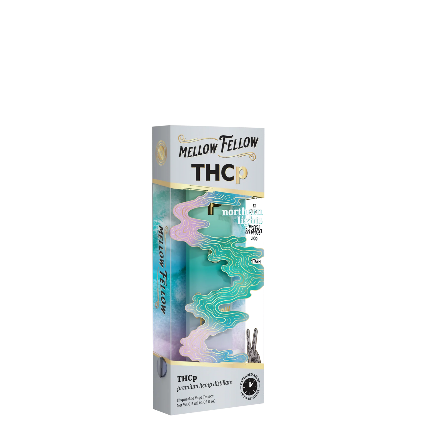 Mellow Fellow THCp 0.5g Disposable Vape - Northern Lights (Indica) Best Sales Price - Vape Pens