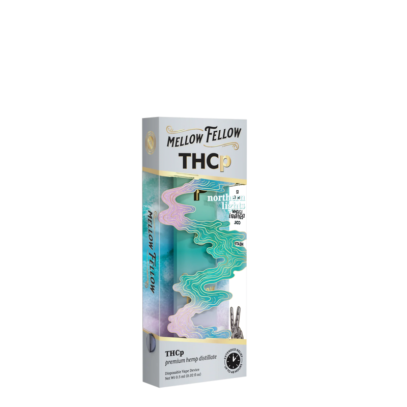 Mellow Fellow THCp 0.5g Disposable Vape - Northern Lights (Indica) Best Sales Price - Vape Pens