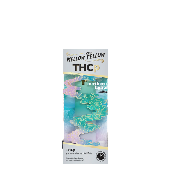 Mellow Fellow THCp 0.5g Disposable Vape - Northern Lights (Indica) Best Sales Price - Vape Pens