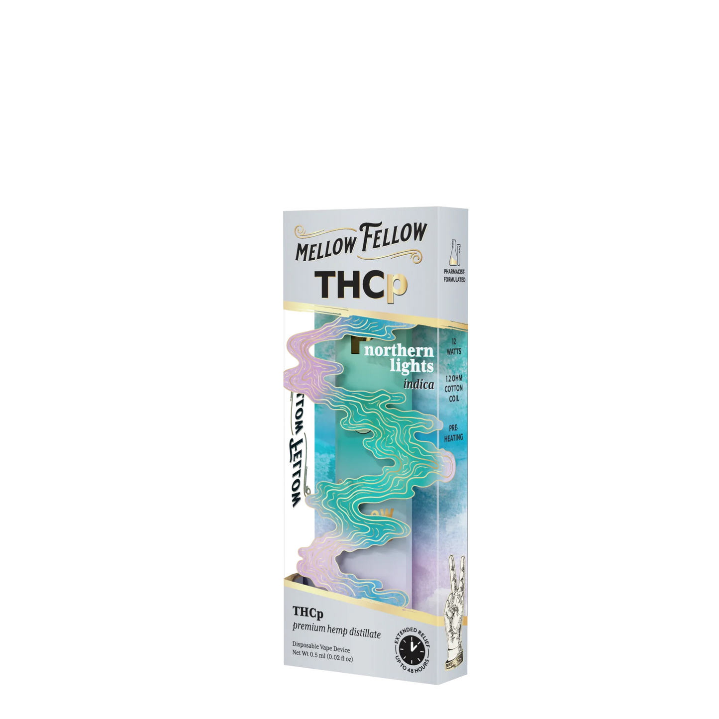 Mellow Fellow THCp 0.5g Disposable Vape - Northern Lights (Indica) Best Sales Price - Vape Pens