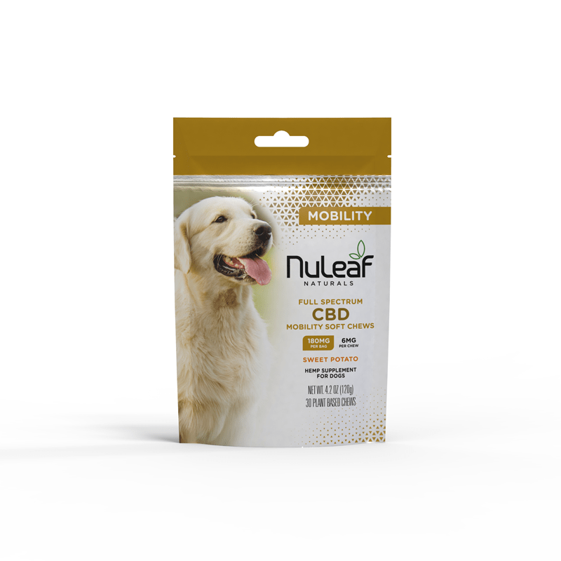 Nuleaf Naturals CBD Mobility Chews for Dogs