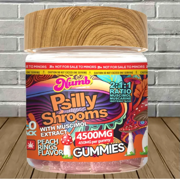 Numb Cannabis Co Psilly Shrooms 4500mg Best Sales Price - Edibles