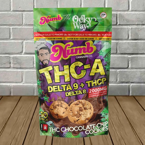 Numb Cannabis Co THCa + D9 + THCP The Ocky Way Cookies 2000mg Best Sales Price - Gummies