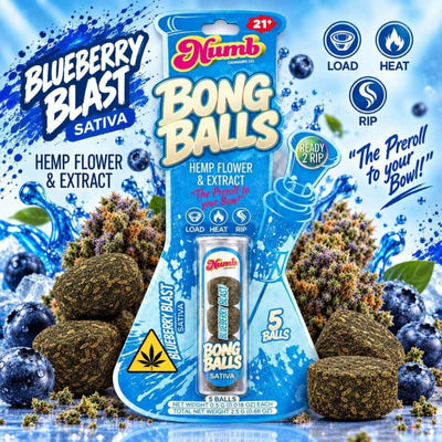 Numb THC Bong Balls 2.5g 5ct Best Sales Price - CBD