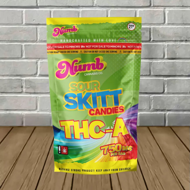 Numb Cannabis Co THCa + THCP Skitt Candies 750mg