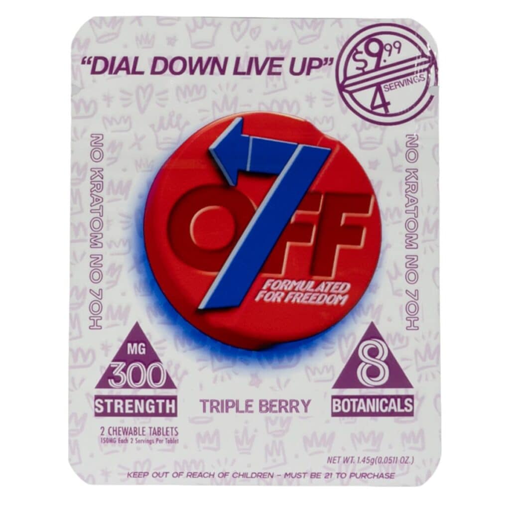 OFF7 300mg Botanical Blend Tablets 2pk