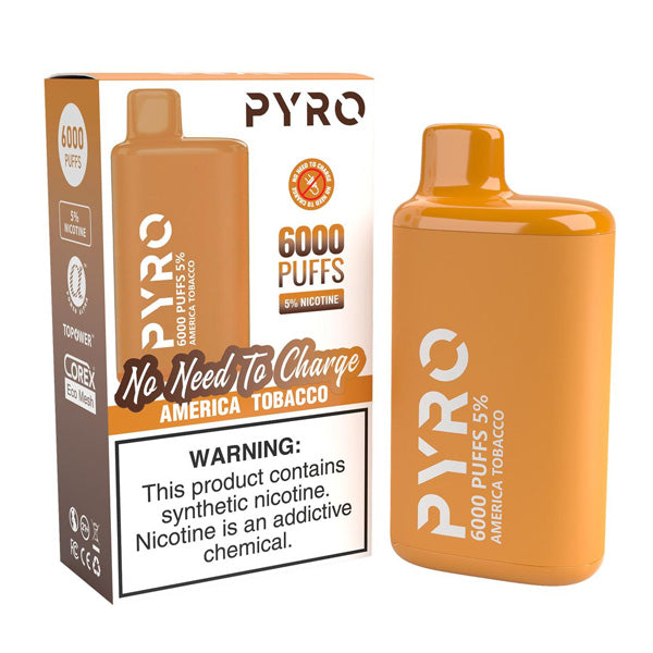 Pyro Disposable | 6000 Puffs | 13ml | 5% Best Sales Price - Disposables