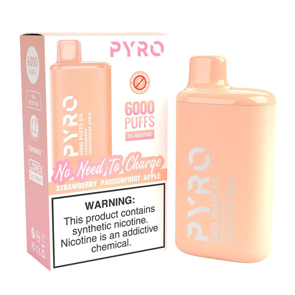 Pyro Disposable | 6000 Puffs | 13ml | 5% Best Sales Price - Disposables