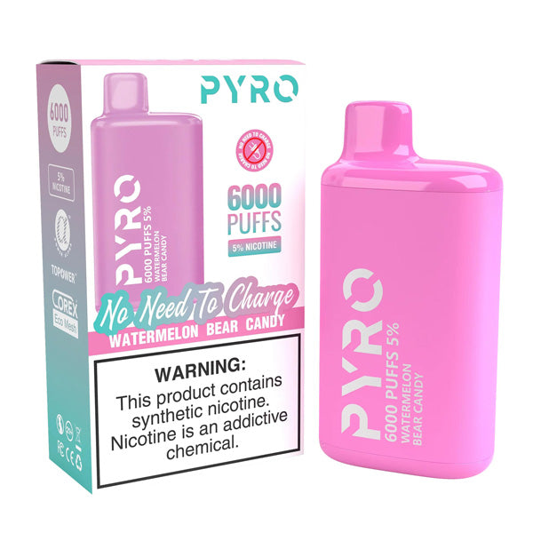 Pyro Disposable | 6000 Puffs | 13ml | 5% Best Sales Price - Disposables