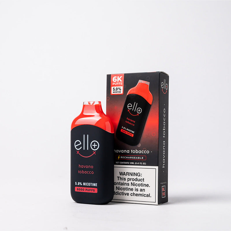 BLVK Disposable - Ello Plus 6000 Puffs (12mL) 50mg Best Sales Price - Disposables