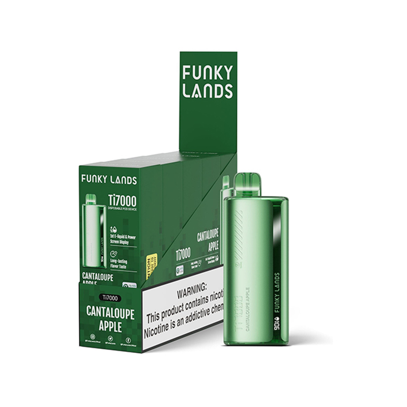 Funky Lands Ti7000 Disposable 7000 Puff 12.8mL 40-50mg Best Sales Price - Disposables