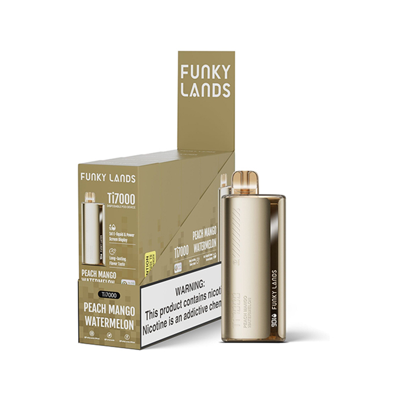 Funky Lands Ti7000 Disposable 7000 Puff 12.8mL 40-50mg Best Sales Price - Disposables