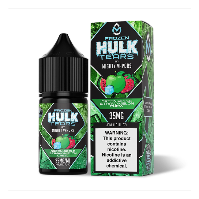 Frozen Green Apple by Mighty Vapors Hulk Tears Salt Series E-Liquid 30mL (Salt Nic) Best Sales Price - eJuice