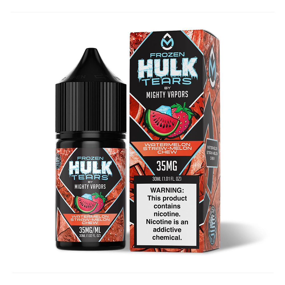 Frozen Watermelon by Mighty Vapors Hulk Tears Salt Series E-Liquid 30mL (Salt Nic) Best Sales Price - eJuice