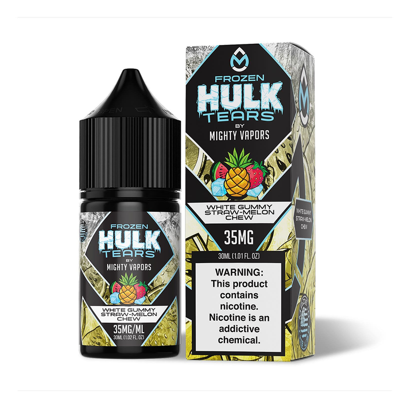 Frozen White Gummy by Mighty Vapors Hulk Tears Salt Series E-Liquid 30mL (Salt Nic) Best Sales Price - eJuice