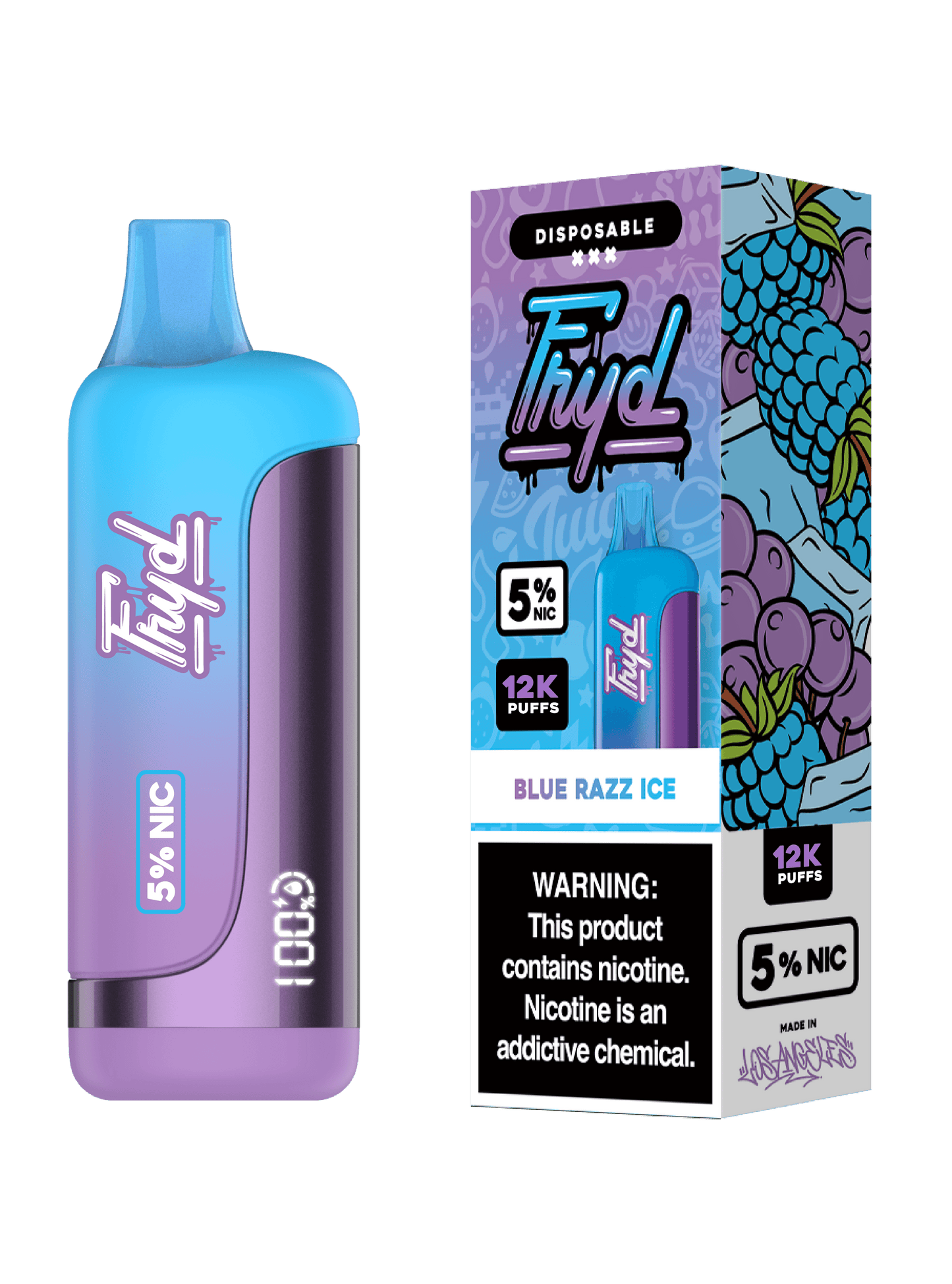 FRYD Disposable 12,0000 Puffs (17mL) 50mg Best Sales Price - Disposables