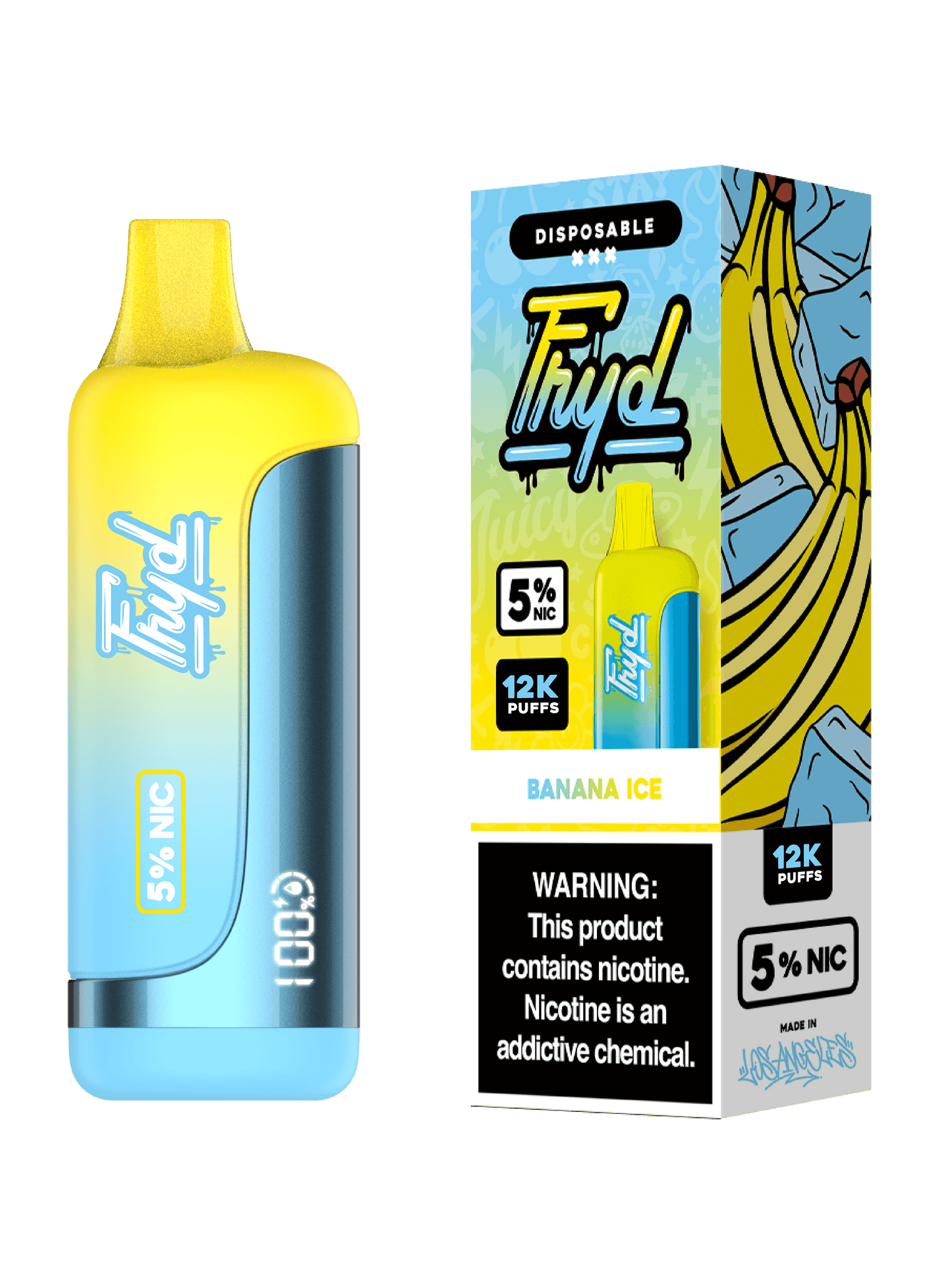 FRYD Disposable 12,0000 Puffs (17mL) 50mg Best Sales Price - Disposables